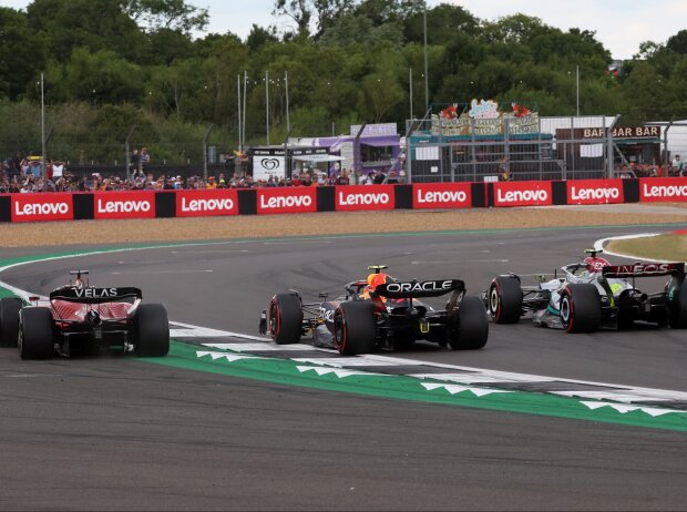 Charles Leclerc, Sergio Perez, Lewis Hamilton Charles Leclerc, Sergio Perez, Lewis Hamilton