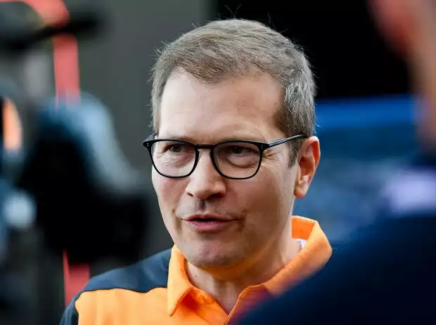 Titel-Bild zur News: Andreas Seidl, Lando Norris, Daniel Ricciardo