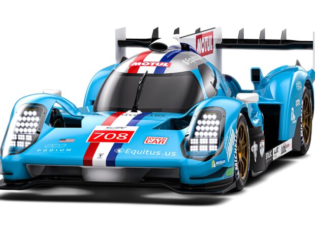 Glickenhaus 007 LMH für die WEC 2022 im hellblauen Design Glickenhaus 007 LMH für die WEC 2022 im hellblauen Design