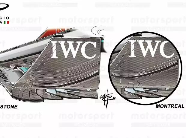 Die Frontflügel-Endplatten von Montreal und Silverstone im Vergleich Titel-Bild zur News: Die Frontflügel-Endplatten von Montreal und Silverstone im Vergleich