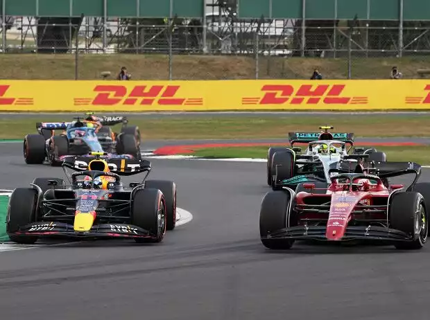 Titel-Bild zur News: Sergio Perez, Charles Leclerc