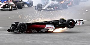 Zhou: Erster Aufprall war härter als bei jedem FIA-Crashtest