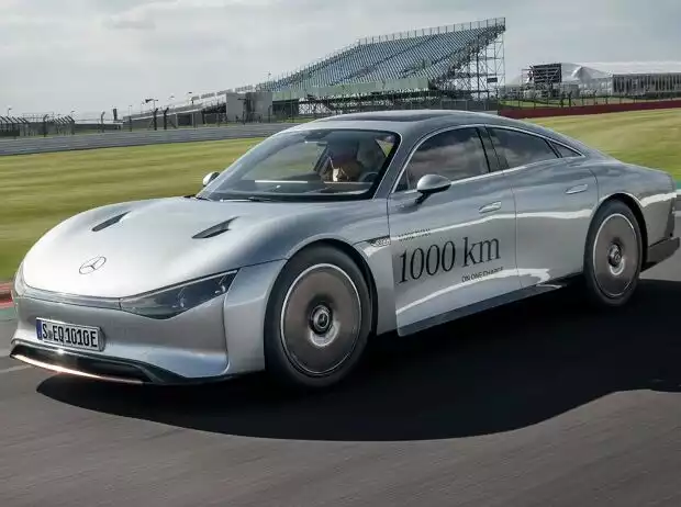 Mercedes Vision EQXX 1.202-km-Rekordfahrt Titel-Bild zur News: Mercedes Vision EQXX 1.202-km-Rekordfahrt