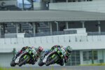 Alex Lowes vor Jonathan Rea