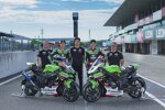 Das Kawasaki-Werksteam mit Jonathan Rea und Alex Lowes