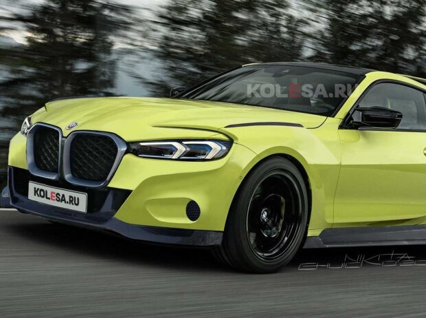 Titel-Bild zur News: BMW 3.0 CSL (2023) Rendering