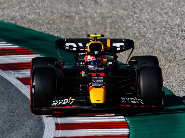 Titel-Bild zur News: Sergio Perez (Red Bull) im Qualifying zum Formel-1-Rennen in Spielberg 2022