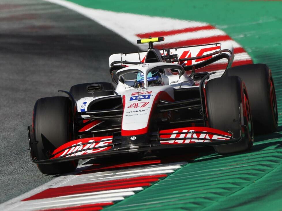 Mick Schumacher im Haas VF-22 im Formel-1-Qualifying in Spielberg 2022