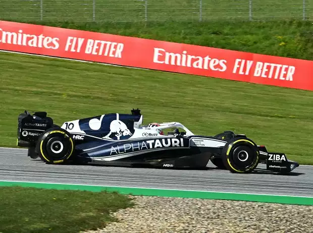 Titel-Bild zur News: Pierre Gasly (AlphaTauri) im Qualifying zum Formel-1-Rennen in Spielberg 2022