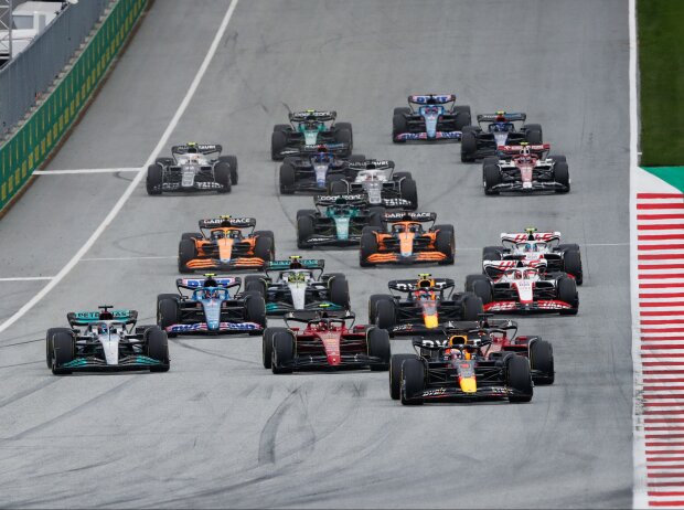 Max Verstappen, Charles Leclerc, Carlos Sainz, George Russell Max Verstappen, Charles Leclerc, Carlos Sainz, George Russell