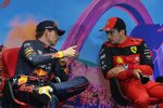 Max Verstappen (Red Bull) und Charles Leclerc (Ferrari) 