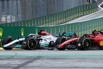 George Russell (Mercedes) und Carlos Sainz (Ferrari) 