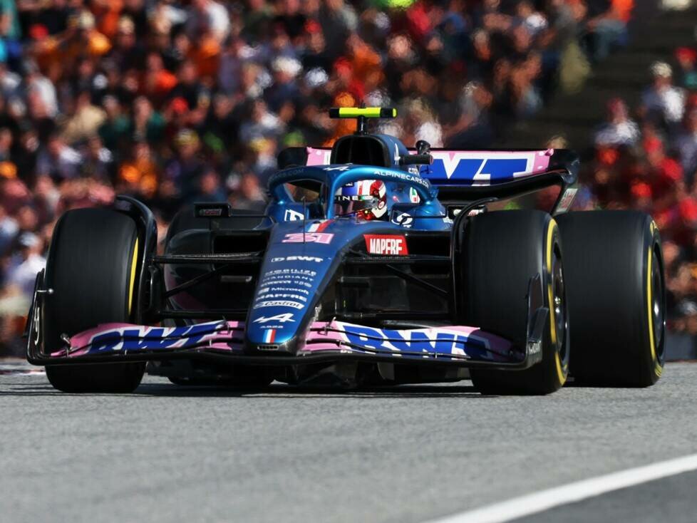 Esteban Ocon (Alpine) beim Formel-1-Rennen in Spielberg 2022