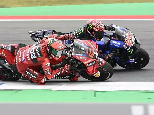 Francesco Bagnaia, Fabio Quartararo Titel-Bild zur News: Francesco Bagnaia, Fabio Quartararo