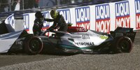 Der Unfall von Lewis Hamilton (Mercedes) bei der Formel 1 2022 in Spielberg