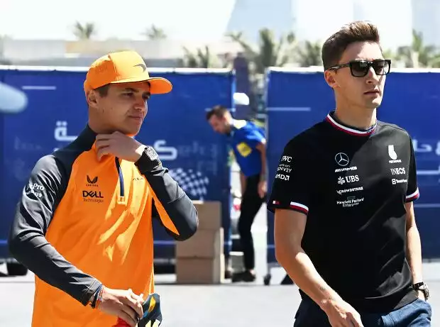 Lando Norris, George Russell Titel-Bild zur News: Lando Norris, George Russell