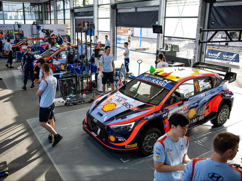 WRC-Autos von Hyundai