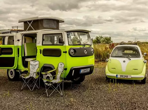 Electric Brands XBus Camper und Evetta Titel-Bild zur News: Electric Brands XBus Camper und Evetta