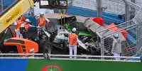 Formel E, New York, Nick Cassidy, Unfall