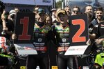 Jonathan Rea und Alex Lowes 