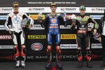 Scott Redding, Toprak Razgatlioglu und Jonathan Rea 