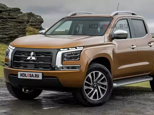 Mitsubishi L200 (2023) als Rendering Titel-Bild zur News: Mitsubishi L200 (2023) als Rendering