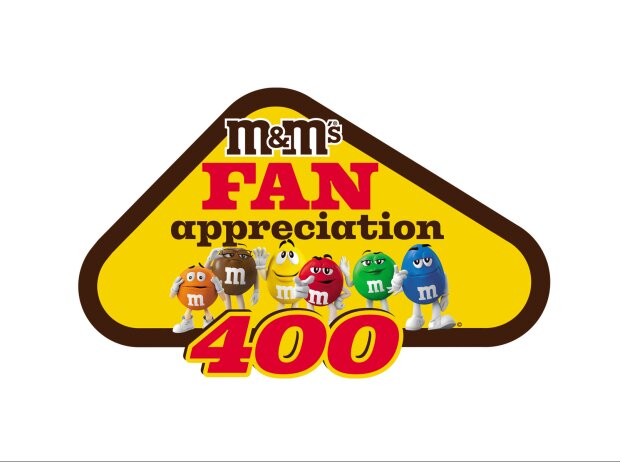 Logo: M&M's Fan Appreciation 400 auf dem Pocono Raceway Logo: M&M's Fan Appreciation 400 auf dem Pocono Raceway