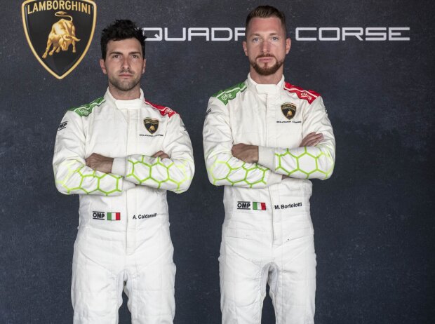 Titel-Bild zur News: Andrea Caldarelli und Mirko Bortolotti sind die LMDh-Testfahrer für Lamborghini