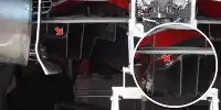 Unterboden des Ferrari F1-75 beim Frankreich-Grand-Prix 2022 in Le Castellet