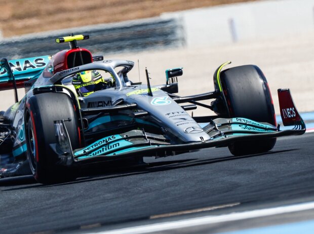 Lewis Hamilton im Mercedes W13 aus der Formel-1-Saison 2022