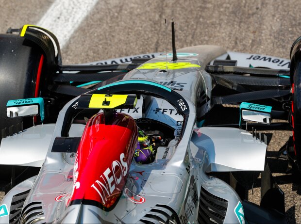 Lewis Hamilton (Mercedes W13) im Qualifyingzum Formel-1-Rennen in Le Castellet 2022 Lewis Hamilton (Mercedes W13) im Qualifyingzum Formel-1-Rennen in Le Castellet 2022