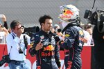 Sergio Perez (Red Bull) und Max Verstappen (Red Bull) 