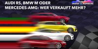 Audi RS, BMW M und Mercedes-AMG im Verkaufsvergleich