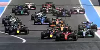 Start zum Frankreich-Grand-Prix der Formel 1 2022 in Le Castellet