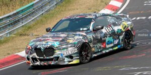 BMW 3.0 CSL (2023) auf dem Asphalt des Nürburgrings gesichtet
