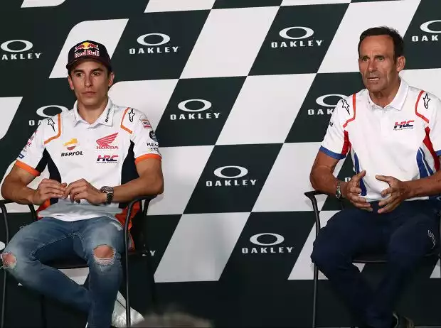 Titel-Bild zur News: Marc Marquez, Alberto Puig
