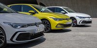 Volkswagen Golf 1.5 eTSI, Golf eHybrid und Golf GTE
