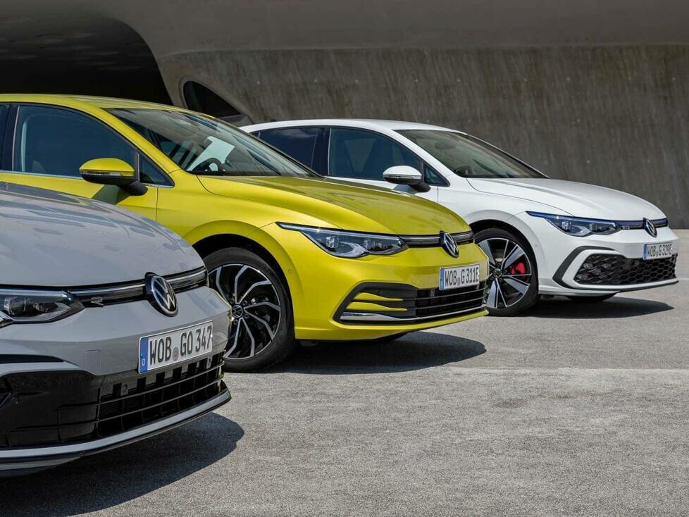 Volkswagen Golf 1.5 eTSI, Golf eHybrid und Golf GTE