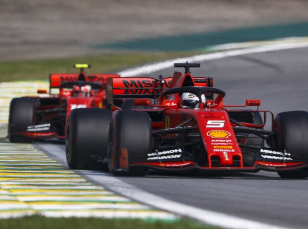 Sebastian Vettel, Charles Leclerc Sebastian Vettel, Charles Leclerc