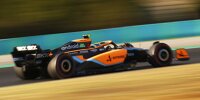 Lando Norris (McLaren MCL36) im Training zum Formel-1-Rennen in Budapest 2022