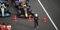 Max Verstappen (Red Bull) nach dem Formel-1-Qualifying in Budapest 2022