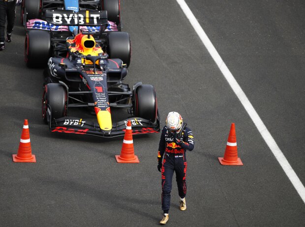 Titel-Bild zur News: Max Verstappen (Red Bull) nach dem Formel-1-Qualifying in Budapest 2022