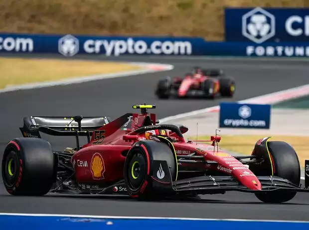 Titel-Bild zur News: Carlos Sainz, Charles Leclerc