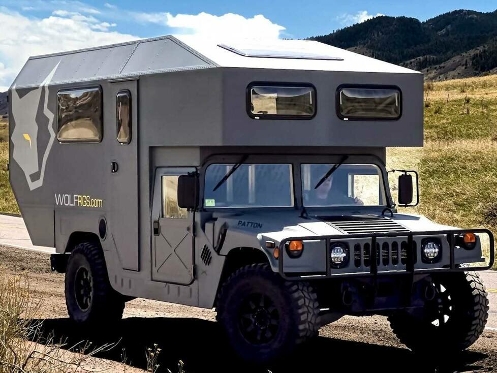 Hummer H1 Offroad Camper von Wolf Rigs