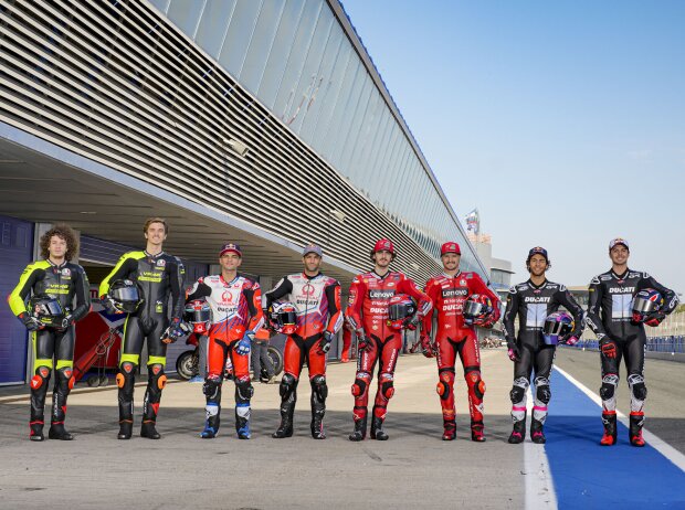 Francesco Bagnaia, Jack Miller, Jorge Martin, Johann Zarco, Marco Bezzecchi, Fabio Di Giannantonio, Enea Bastianini, Luca Marini