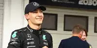 George Russell (Mercedes) nach dem Qualifying zum Formel-1-Rennen in Ungarn 2022