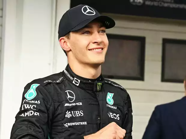 George Russell (Mercedes) nach dem Qualifying zum Formel-1-Rennen in Ungarn 2022 Titel-Bild zur News: George Russell (Mercedes) nach dem Qualifying zum Formel-1-Rennen in Ungarn 2022