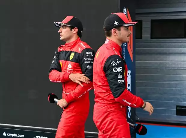 Titel-Bild zur News: Charles Leclerc, Carlos Sainz