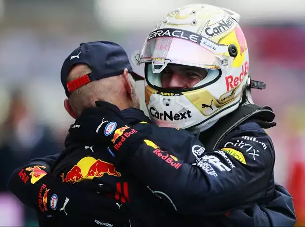 Titel-Bild zur News: Max Verstappen, Adrian Newey