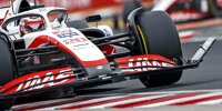 Kevin Magnussen mit abgeknickter Frontflügel-Endplatte im Formel-1-Rennen in Ungarn 2022